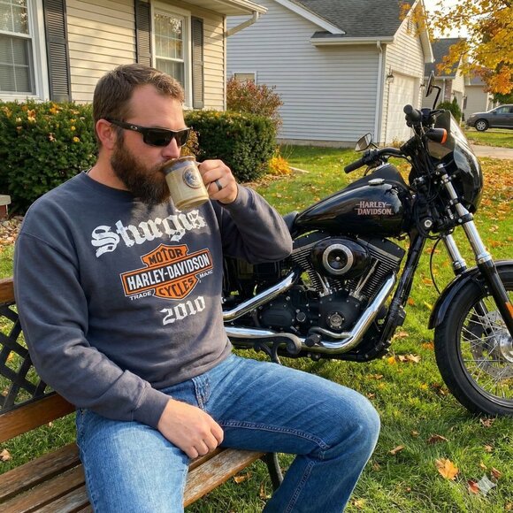 🦅 Harley-Davidson Sturgis 2010 70th Anniversary Sweatshirt L 🦅 - Picture 1 of 6